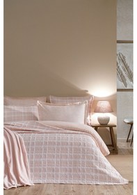 Resim Puffy Meona Çift Kişilik 8 Parça Endless Çeyiz Seti - Pembe 