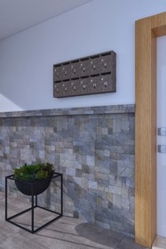 Resim rafineritasarım Posta Kutusu Kilitli Sistem Gri 12'li 