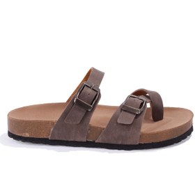 Resim Fly Soft S042031 Vizon Günlük Ortopedik Parmak Arası Kadın Spor Terlik 