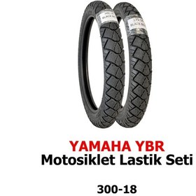Resim Yamaha Ybr Motosiklet Lastiği 275-18 Tt Ve 300-18 Tt 