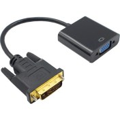Resim Flameer Aktif Kablo Adaptörü Dönüştürücü 25PIN Dvı-D Erkek Giriş - VGA Kadın Çıkışı (Yurt Dışından) 