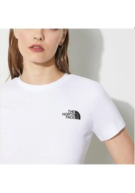 Resim Beyaz The North Face Kadın T-shirt Ss Box Nse Slitee Nf0a87nmfn41 Beyaz 