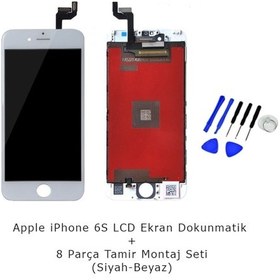 Resim iPhone 6 UyumluS Dokunmatik Lcd Ekran + Tamir Seti 