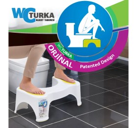 Resim Luxwares Wc Turka Klozet Taburesi 