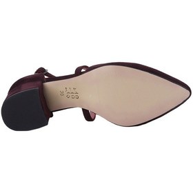 Resim Hobby 26530s Süet Deri Stiletto Kadın Ayakkabı Bordo 