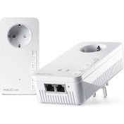 Resim Devolo 8366 Magic 1 WiFi 1200 Mbps - Kablosuz Powerline Menzil Genişletici Başlangıç Kiti 