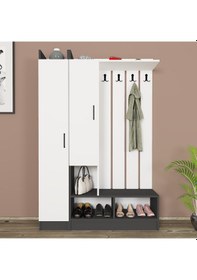 Resim Kalender Dekor Lityum-1-2 Lty14 Portmanto Vestiyer Ayakkabılık 