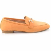 Resim Bambi Turuncu Süet Kadın Loafer Ayakkabı K01671301602 