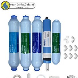 Resim Pemax Water Solutions Fluxtek Kapalı Kasa Su Arıtma Cihazlarına Uluslar arası Sertifikalı 5'li Pallas Mebran 