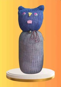 Resim Tıkırık Örgü Yastık Uyku Ve Oyun Arkadaşı Cingöz - 35 Cm Diğer 