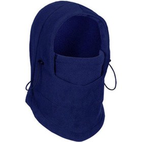 Resim Tenfowee Kışlık Çift Katlı Polar Outdoor Bisiklet Kaskı Rüzgar Ve Soğukten Koruyucu Mavi Mavi 