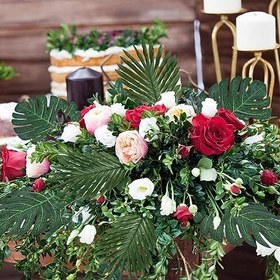 Resim Yapay Çiçek Palmiye Yaprağı 10 ADET Areka Yaprağı 