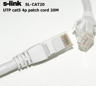 Resim SL-CAT20 Cat5 20mt Gri Utp Patch Kablo S-Link