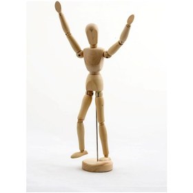 Resim Larimar Ahşap Robot Model 2 - 9053073363405lmr 