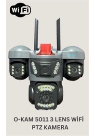 Resim Okam O-kam 5011 3 Lens Wifi Ptz Kamera 