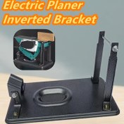 Resim Ağır Hizmet Çelik Elektrik Planyer Ters Kulp, Marangozluk Ters Montaj Standı, Marangoz Sabit Taban Elektrik Planyer Aleti 