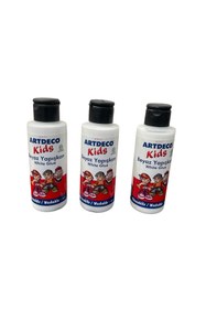 Resim Artdeco Kids Beyaz Tutkal 120 ml 3'Lü Set 