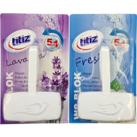 Resim Titiz Klozet Blok Fresh 40 G + Lavanta 40 G 
