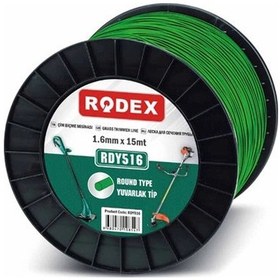Resim Rodex Tırpan Misinası Yeşil Yuvarlak 3.3mmx888m Bobin 