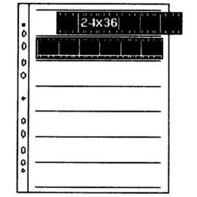 Resim Kaiser Negatif Dosyalama Sayfaları 35 mm Film için (100) Asetat (2530) 