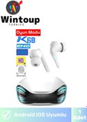 Resim Wintoup Poco&Honor&Oppo Uyumlu Kulakiçi Işıklı Kablosuz Bluetooth Oyuncu Kulaklığı 