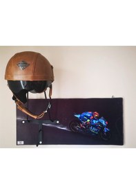 Resim Özel Fotoğraflı Kask Askısı, Motorcu Kask Askısı, Personalv92 