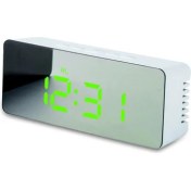 Resim Hanyang ZYDC1022A-GREEN Dijital Çalar Saat Masaüstü Izle Çocuklar Için Yatak Odası Ev Dekor Sıcaklık Erteleme Fonksiyonu Masa Masa Saati LED Saat Elektronik (Yurt Dışından) 