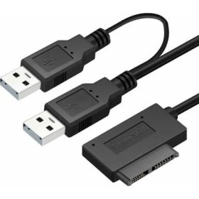 Resim Platoon USB Dvdrw Kablosu USB Mini Sata Kablo USB Slimline Kablo 