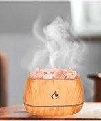 Resim Mena Rise FikirShop Hava Nemlendirici Tuz Lambalı Tuz Hediyeli Humidifier 260 Ml Salt Lamp Ultrasonik Gece La 