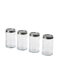 Resim Cıtronhaj Cam-paslanmaz Çelik 35 Cl Baharat Kavanozu 4 Adet Saydam 