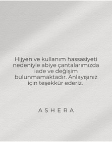 Resim ASHERA Çanta Zincir Detaylı Abiye Çanta 