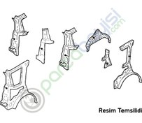 Resim Kia Carens Arka Çamurluk İç Sacı Sağ Orjinal | 702001Da10 