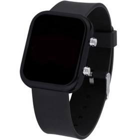Resim tutkanstore Dijital Led Çocuk Saati Çocuk Saati Siyah Kare 