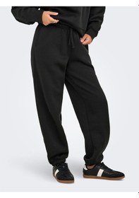 Resim Only Onlbest Lıfe Cuff Pant Swt Noos Kadın Black Eşofman Altı - 15357504 Siyah 