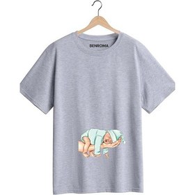 Resim Benroma Baskılı Hamile T-shirt 