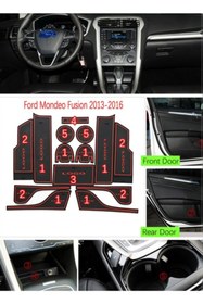 Resim DK Tuning Mondeo 2013 - 2016 Araç Içi Silikon Kaymaz Ped Kaplama Seti 