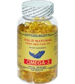 Resim Gold Natural Omega 3 Balık Yağı 200 Softgels 