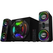 Resim Rampage Rms-311 Shard 2 1 80w Siyah Usb,fm,bluetooth,hmdı,optica Rgb Işıklı Speaker 