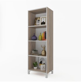 Resim Kenzlife Kitaplık Tuğçe 128 040 020 Crd Ayaklı Mutfak Dolabı Banyo Ofis Ayakkabılık Kiler 