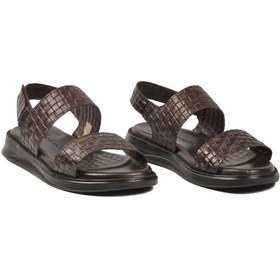 Resim Pierre Cardin Kahve Lastikli Hafif Erkek Günlük Sandalet Pc-7334 M Kahve 