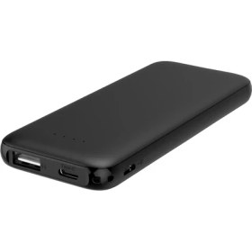 Resim Logia Thin 5b Slim Ultra Ince 5000MAH Powerbank Taşınabilir Şarj Cijhazı Type-C / USB / Total Output 2.1A Max Siyah 