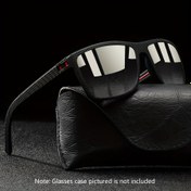 Resim 1 adet AOOYOWEILY Retro Stil Moda Gözlükleri Erkekler ve Kadınlar için - Klasik Kare Çerçeve, Anti-Parlama PC Lensler, Siyah Kırmızı Detaylar ile, Sürüş ve Günlük Kullanım için İdeal, Kılıf Dahil Değil, Moda Gözlükler, Dayanıklı Gözlükler 