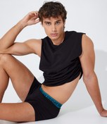 Resim 3'lü Boxer Seti Slogan Baskılı 