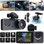 Resim Ronanna Üç Kameralı Ön Iç Arka Araç Içi Kamera Wifi Viidure App Mpıa CC38 64GB 