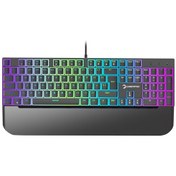 Resim Gamepower Suki Kırmızı Switch Kablolu Türkçe Q 104 RGB Mekanik Gaming Klavye 