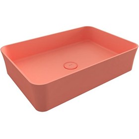 Resim Bocchi Slim Line Dikdörtgen Lavabo 55x38 cm Mat Somon 