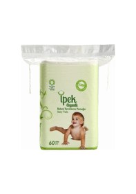 Resim İpek Organik Bebek Temizleme Pamuğu 60 Adet 