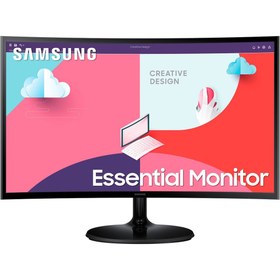 Resim Samsung Essential Ls24c362eauxu 24" 4ms 75hz Freesync Curved Va Full Hd Monitör 