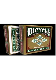 Resim Bicycle Leaf Back Oyun Kağıdı İskambil Kartları Destesi 