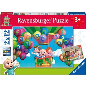 Resim Ravensburger 2x12 Parça Puzzle Cocomelon 056286 